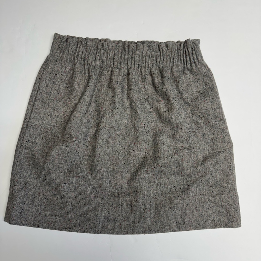 J. Crew Charcoal Mini Skirt